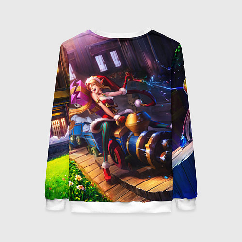 Женский свитшот Elf Jinx / 3D-Белый – фото 2