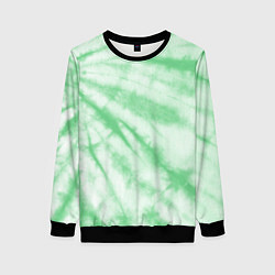 Женский свитшот Салатовый тай дай