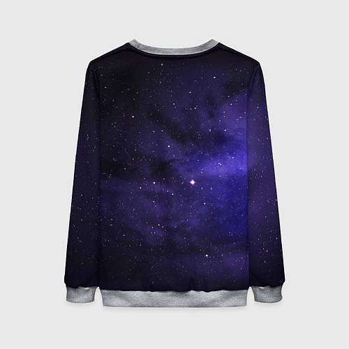 Женский свитшот Мама просто космос / 3D-Меланж – фото 2