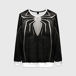 Женский свитшот Костюм черного человека паука смешенного с веномом