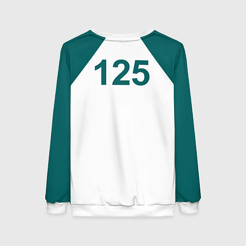 Женский свитшот Игра в кальмара 125 / 3D-Белый – фото 2