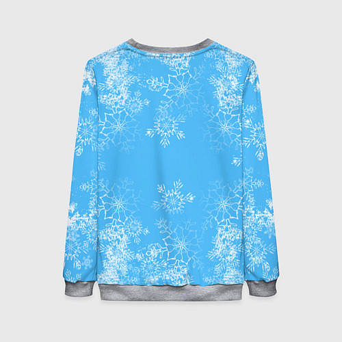 Женский свитшот Happy Holidays - Fortnite Ginger Gunner и Щелкунчи / 3D-Меланж – фото 2