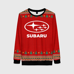 Женский свитшот Subaru new year