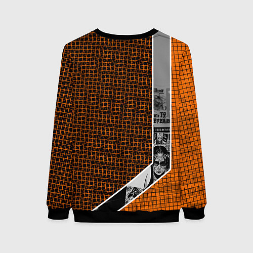 Женский свитшот Девушка с желтыми глазами / 3D-Черный – фото 2
