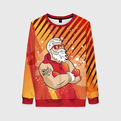 Женский свитшот Дед Мороз в очках
