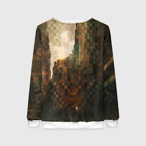 Женский свитшот Космодесантник из ордена / 3D-Белый – фото 2