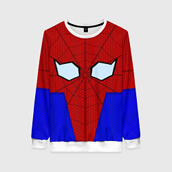 Свитшот женский Spider-Man - eyes, цвет: 3D-белый