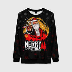 Свитшот женский Новый год read dead redemption, цвет: 3D-черный