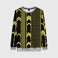 Свитшот женский Закулисье классика на чёрном фоне, цвет: 3D-меланж