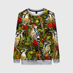 Женский свитшот Дятлы