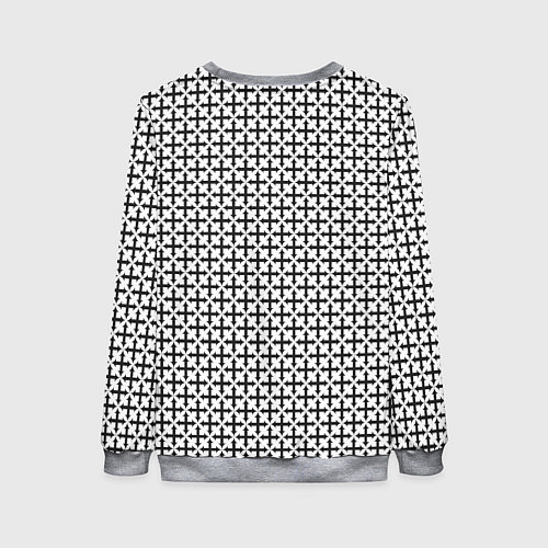 Женский свитшот Перекрёсток / 3D-Меланж – фото 2