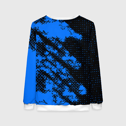 Женский свитшот Arctic Monkeys - Синий камуфляж / 3D-Белый – фото 2