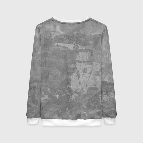 Женский свитшот Arctic Monkeys - серый бетон / 3D-Белый – фото 2