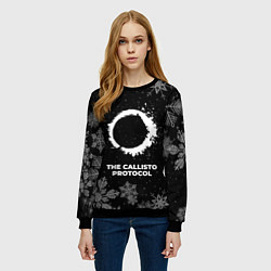 Свитшот женский Снежный The Callisto Protocol, цвет: 3D-черный — фото 2
