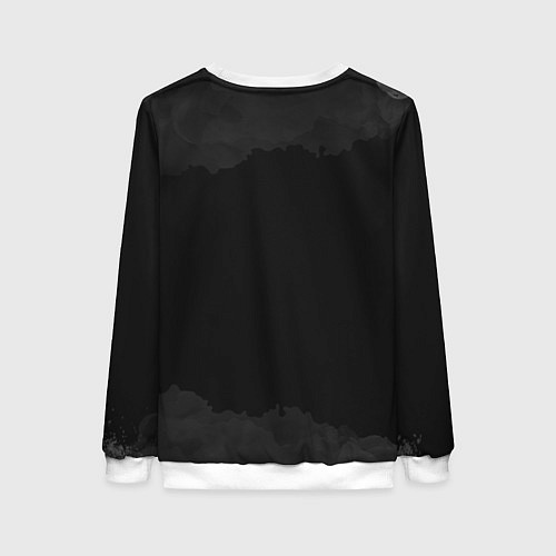 Женский свитшот Дед мороз панк / 3D-Белый – фото 2