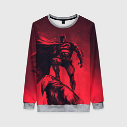 Свитшот женский Batman - art, цвет: 3D-меланж