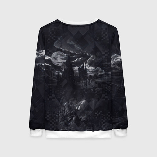 Женский свитшот Рыцарь без страха и упрека / 3D-Белый – фото 2