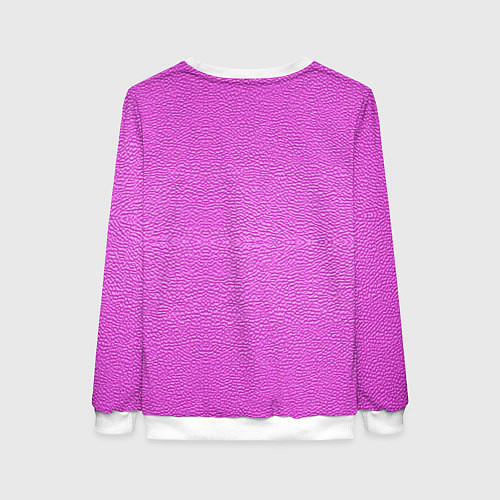 Женский свитшот Текстура розовой кожи / 3D-Белый – фото 2