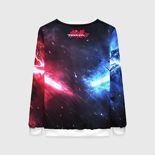 Женский свитшот Сопротивление в Tekken 8 / 3D-Белый – фото 2