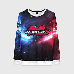 Свитшот женский Сопротивление в Tekken 8, цвет: 3D-белый