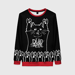 Женский свитшот Dead by April: cat rock