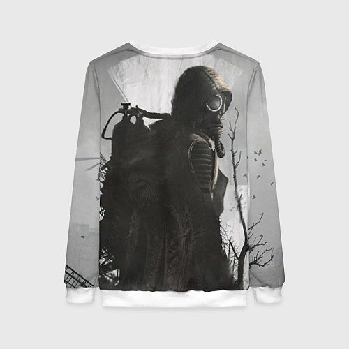 Женский свитшот Stalker в зоне / 3D-Белый – фото 2