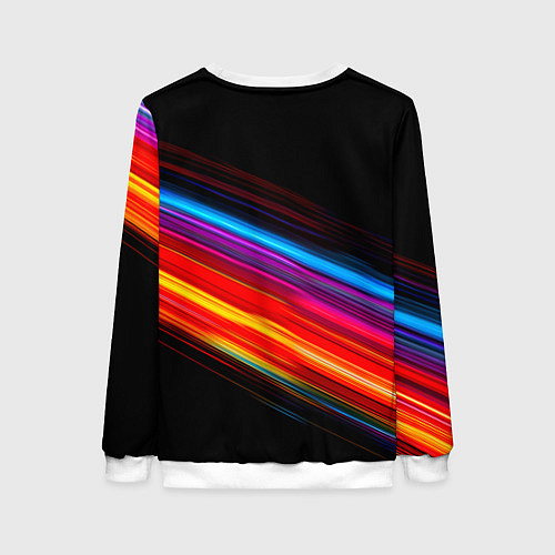 Женский свитшот Bicycle moto cross / 3D-Белый – фото 2