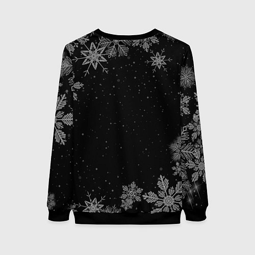Женский свитшот Снежный Manchester City / 3D-Черный – фото 2
