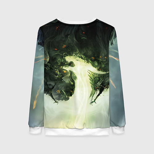Женский свитшот Illustration Dragon Age Inquisition / 3D-Белый – фото 2