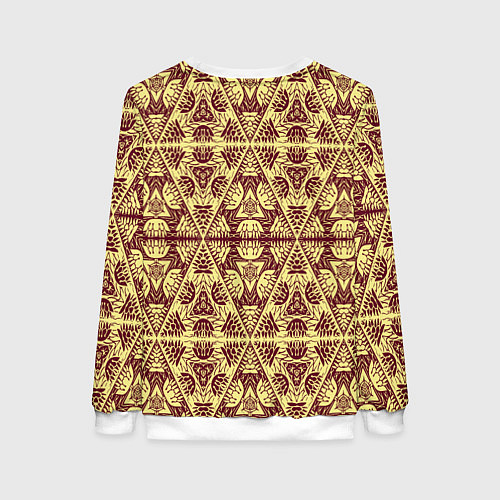 Женский свитшот Египетский гобелен / 3D-Белый – фото 2