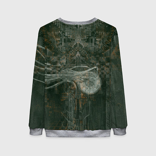 Женский свитшот Костяной андроид / 3D-Меланж – фото 2