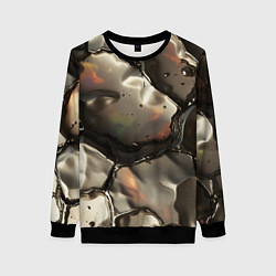 Женский свитшот Жидкая субстанция светло-коричневая