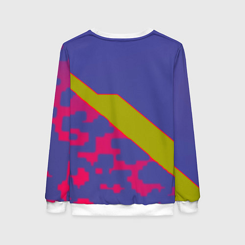 Женский свитшот Counter strike camo line / 3D-Белый – фото 2