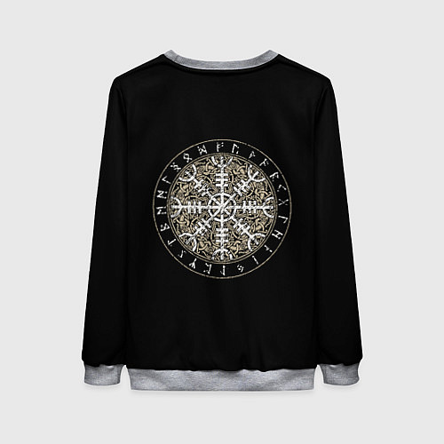 Женский свитшот Верховный Один и шлем ужаса / 3D-Меланж – фото 2