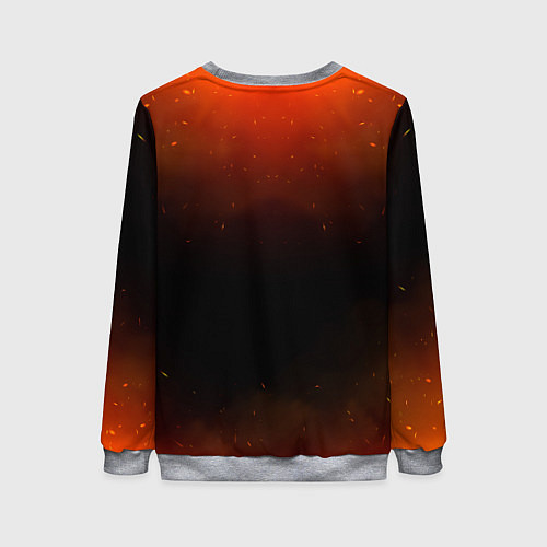 Женский свитшот Саурон Властелин колец / 3D-Меланж – фото 2