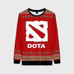 Женский свитшот Dota new year