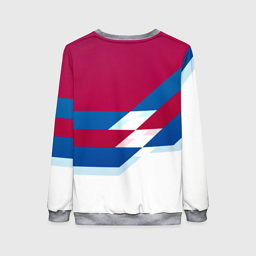 Женский свитшот Stalker geometry / 3D-Меланж – фото 2