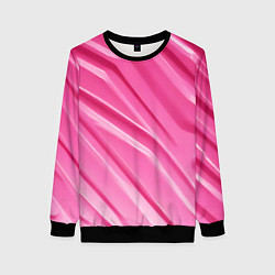 Свитшот женский Розовый пластик, цвет: 3D-черный