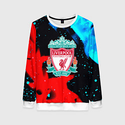 Женский свитшот Liverpool fire steel