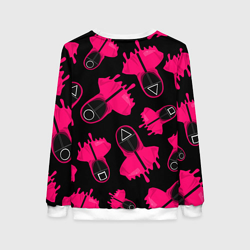 Женский свитшот Стражи из игры в кальмара / 3D-Белый – фото 2