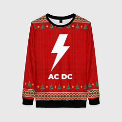 Женский свитшот AC DC new year