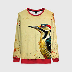 Женский свитшот Большой дятел