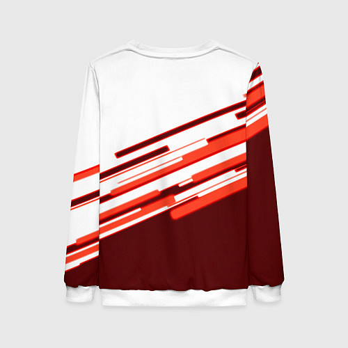 Женский свитшот Portal geometry game / 3D-Белый – фото 2