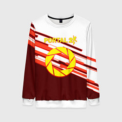 Женский свитшот Portal geometry game