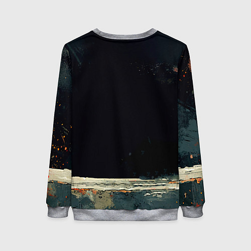 Женский свитшот Ласточка / 3D-Меланж – фото 2