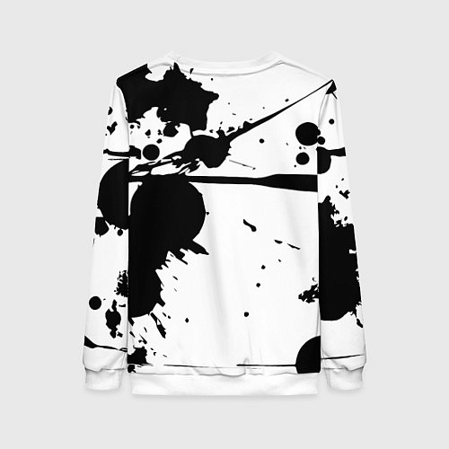 Женский свитшот Venom-Rick and Morty - blots / 3D-Белый – фото 2