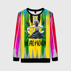 Женский свитшот We are Venom - Morty and Rick fantasy