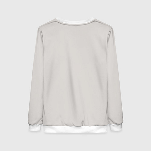 Женский свитшот Таня - красная надпись вязью / 3D-Белый – фото 2