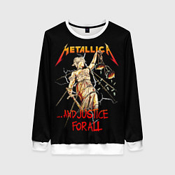 Женский свитшот Metallica justice for all