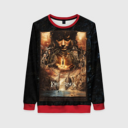 Свитшот женский Lord of the rings - the fellowship of the ring, цвет: 3D-красный